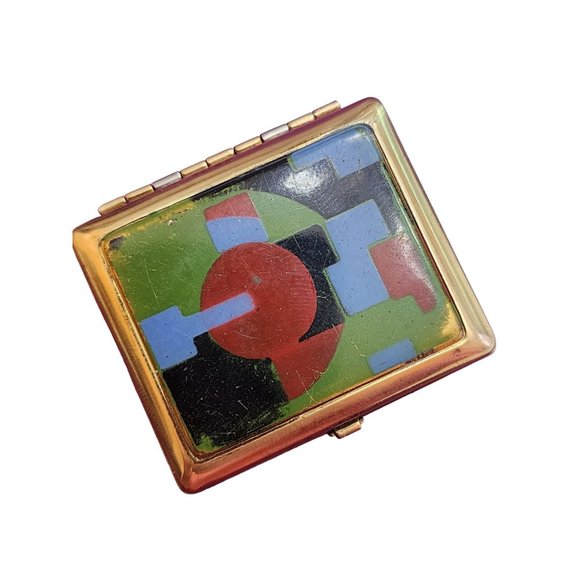 Vintage Art Deco Rare Volupte Compact (A3640) - Picture 3 of 7